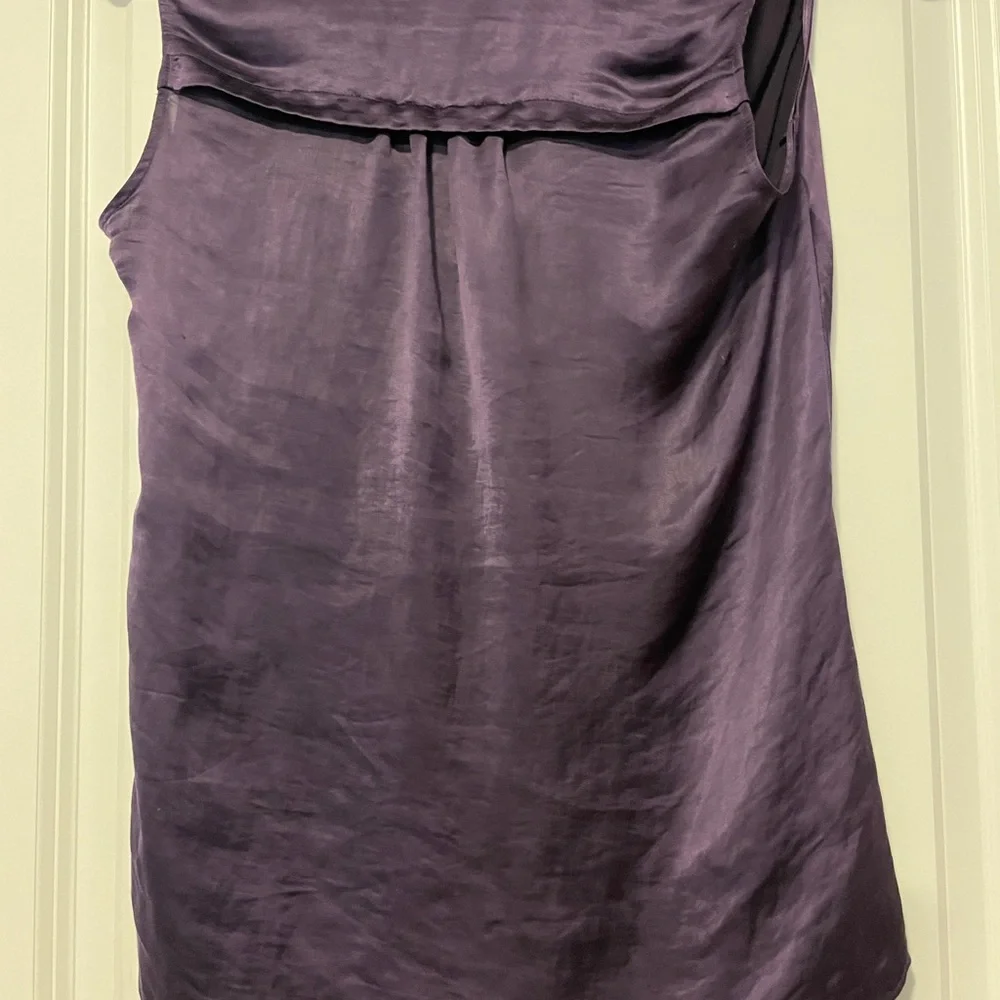 Theory Silk Blouse in Purple - Size P - Picture 3 of 3